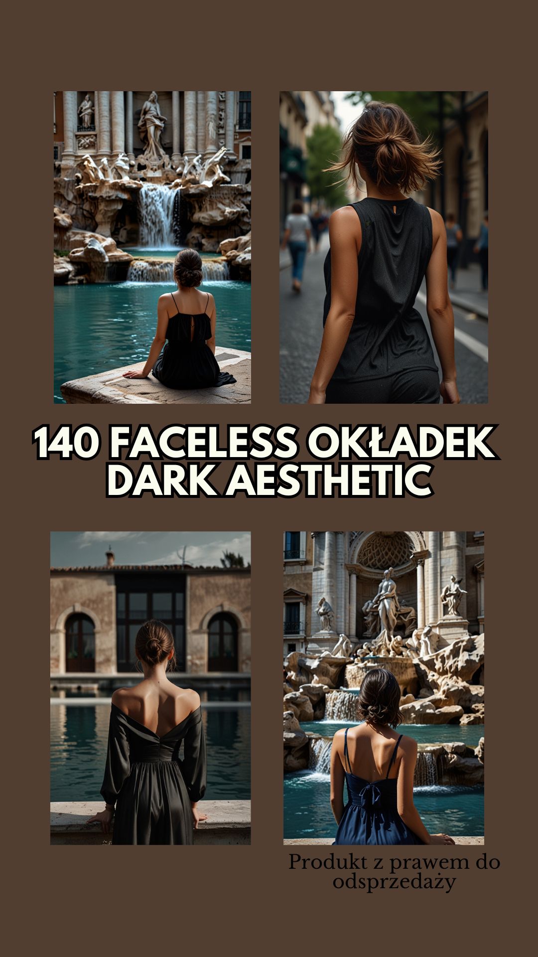 140 FACELESS OKŁADEK DARK AESTHETIC - @moda_na_incognito