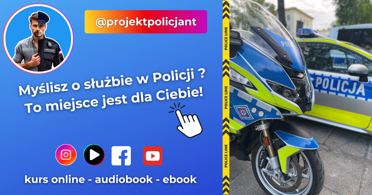 Testy do Policji – Kurs online, Ebook, Audiobook!