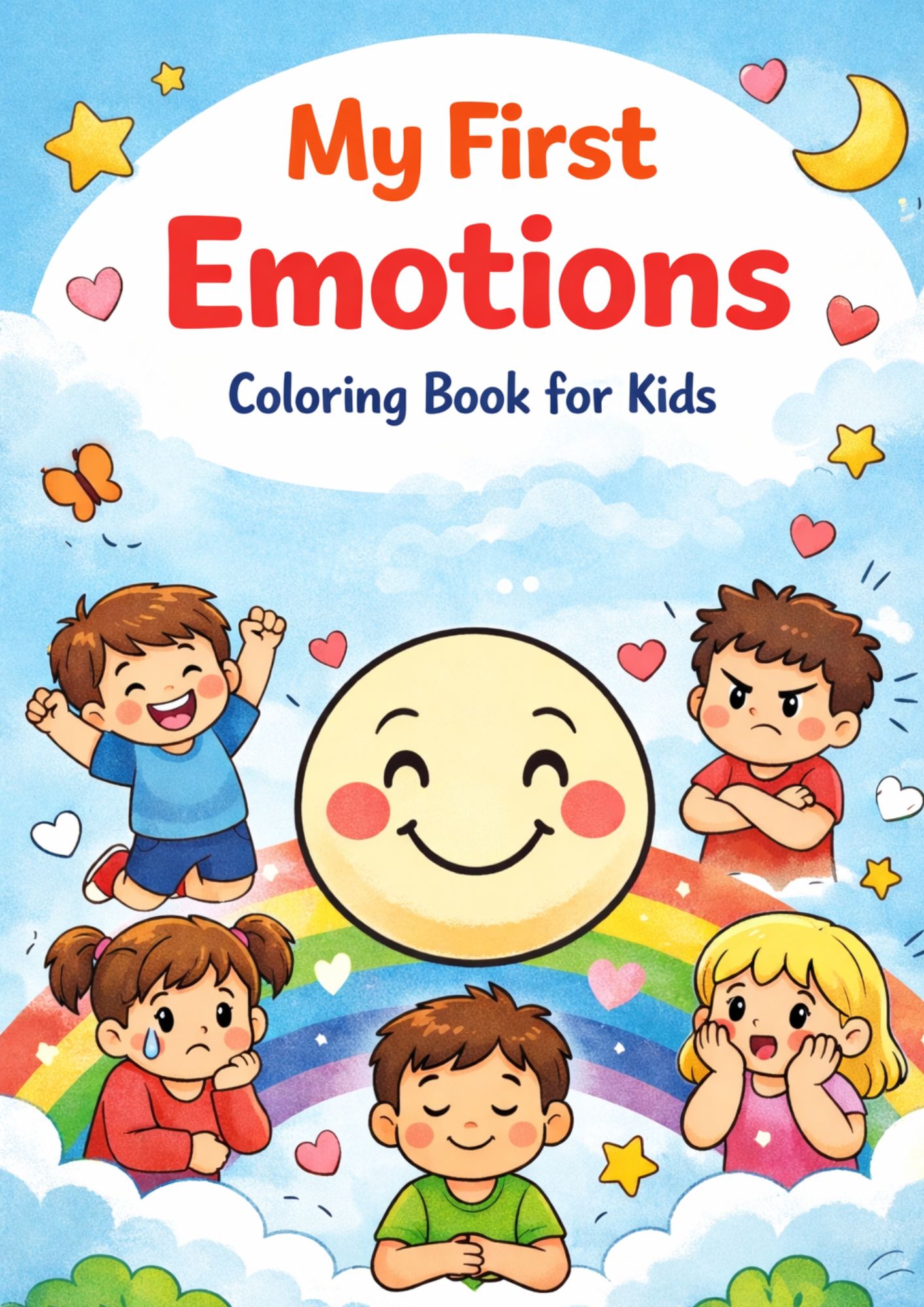 Learning Emotions – Coloring Book and Activity Sheets for Kids (A4 PDF ...