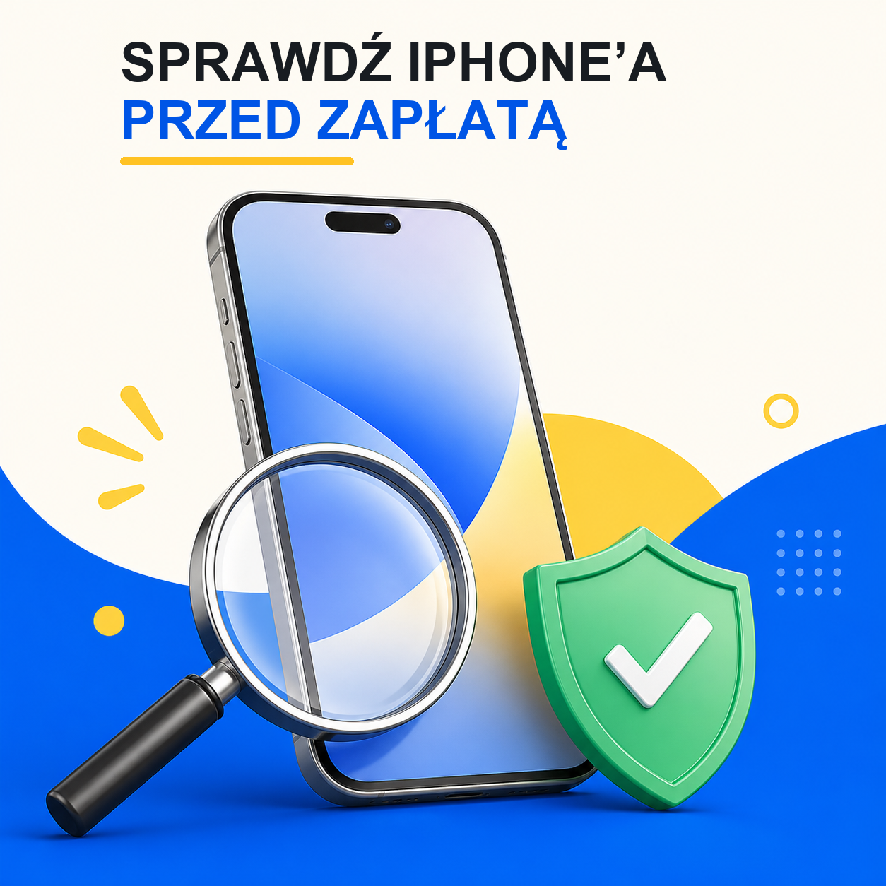 Okładka listy kontroli używanego iPhone’a